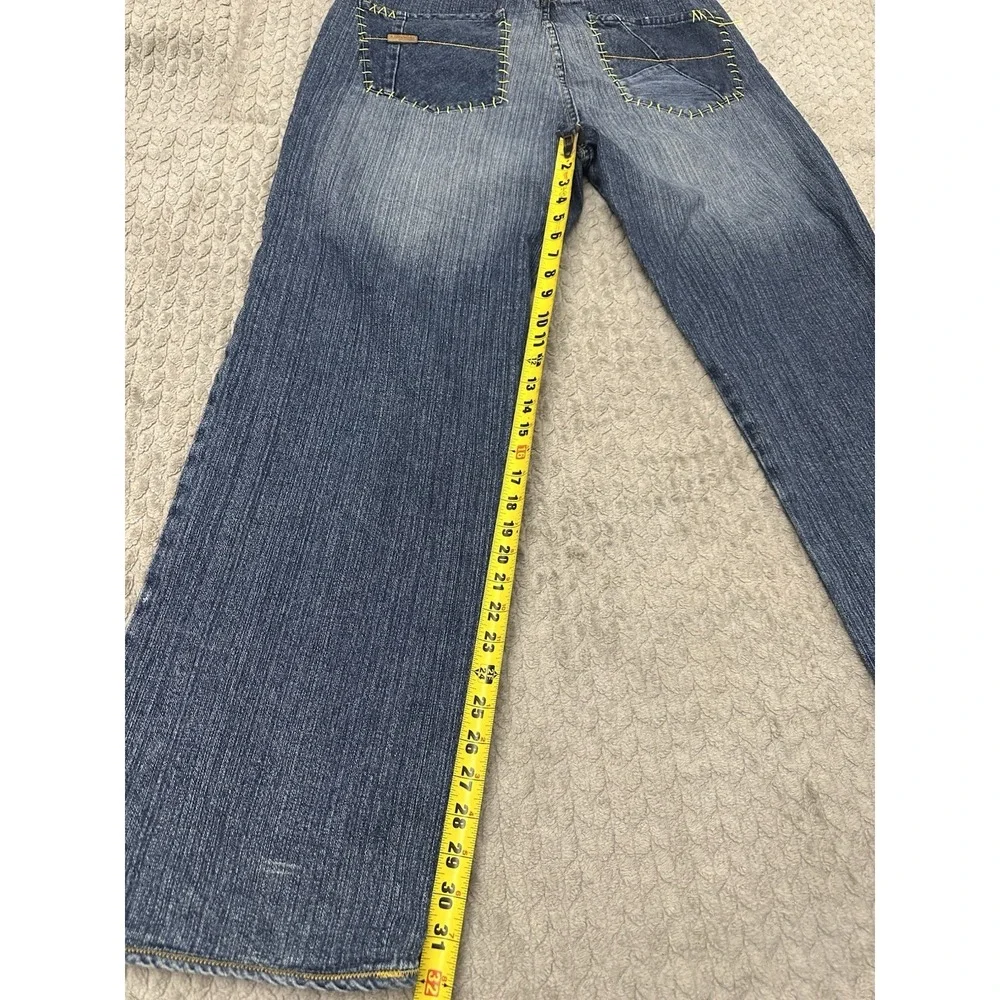 Vintage Y2K Baggy Akademiks Jeans Size 36 Men's Blue Denim AKDMKS